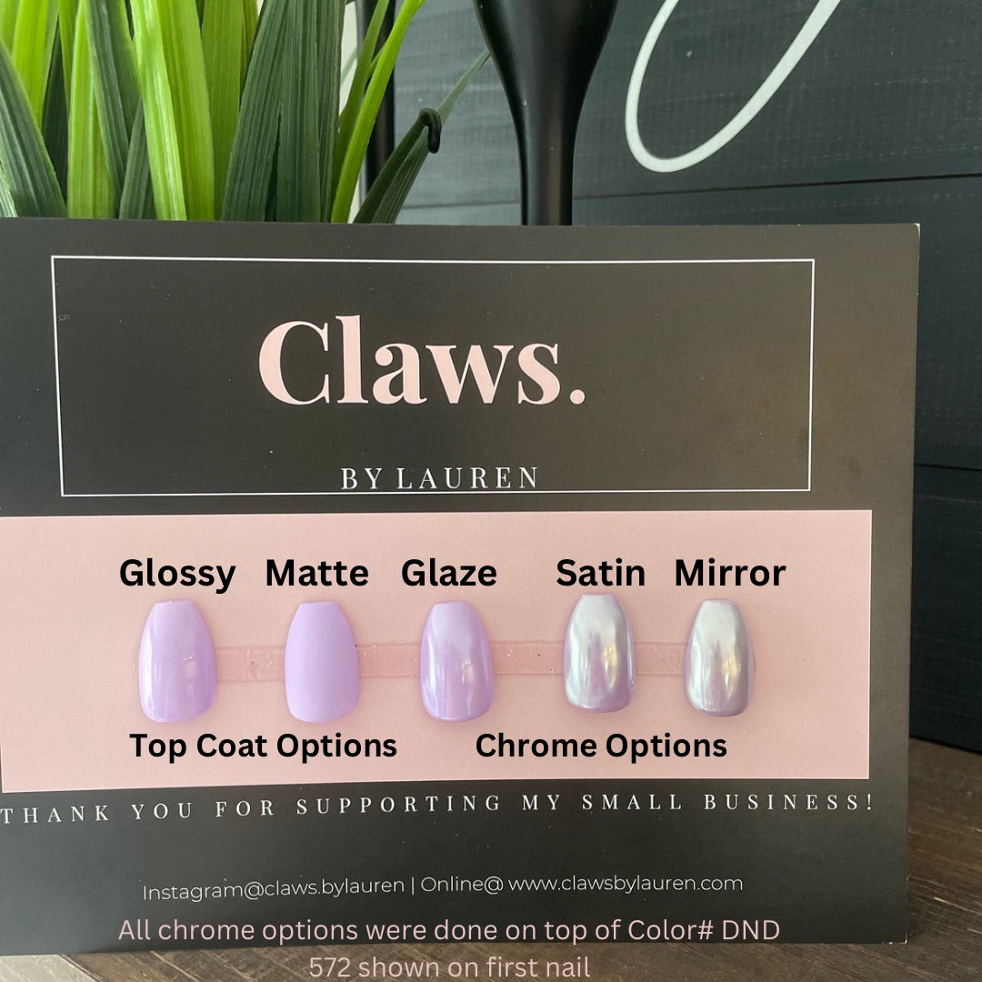 CLAWS BY LAUREN COLOR SWATCHES