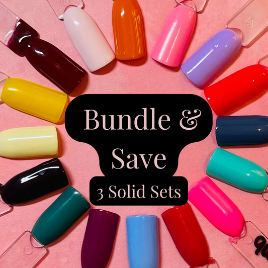 BUNDLE & SAVE - 3 SOLID SETS